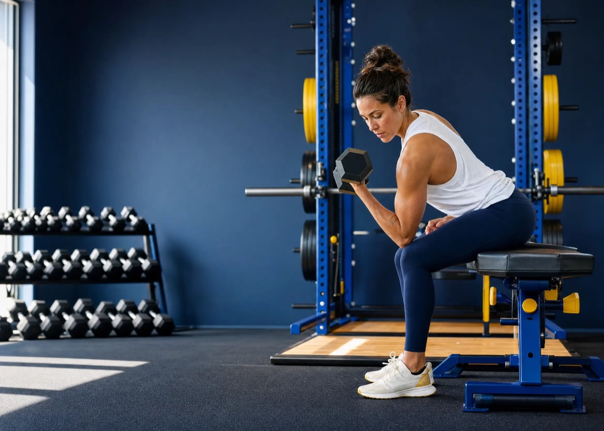 Pratiquante en musculation
